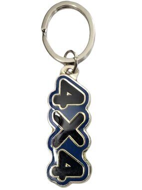 SWIBCO NW0T Blue & Black Galaxy Keychain Silver Metal 4X4